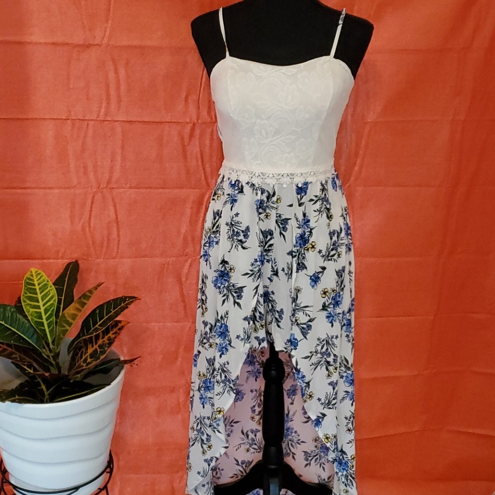 Floral Jumper with Maxi Back